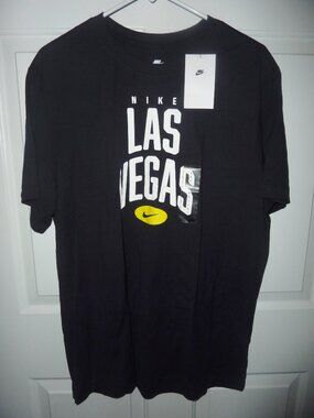 NWT NIKE The Nike Tee Men's Las Vegas Short Sleeved Shirt Size Large